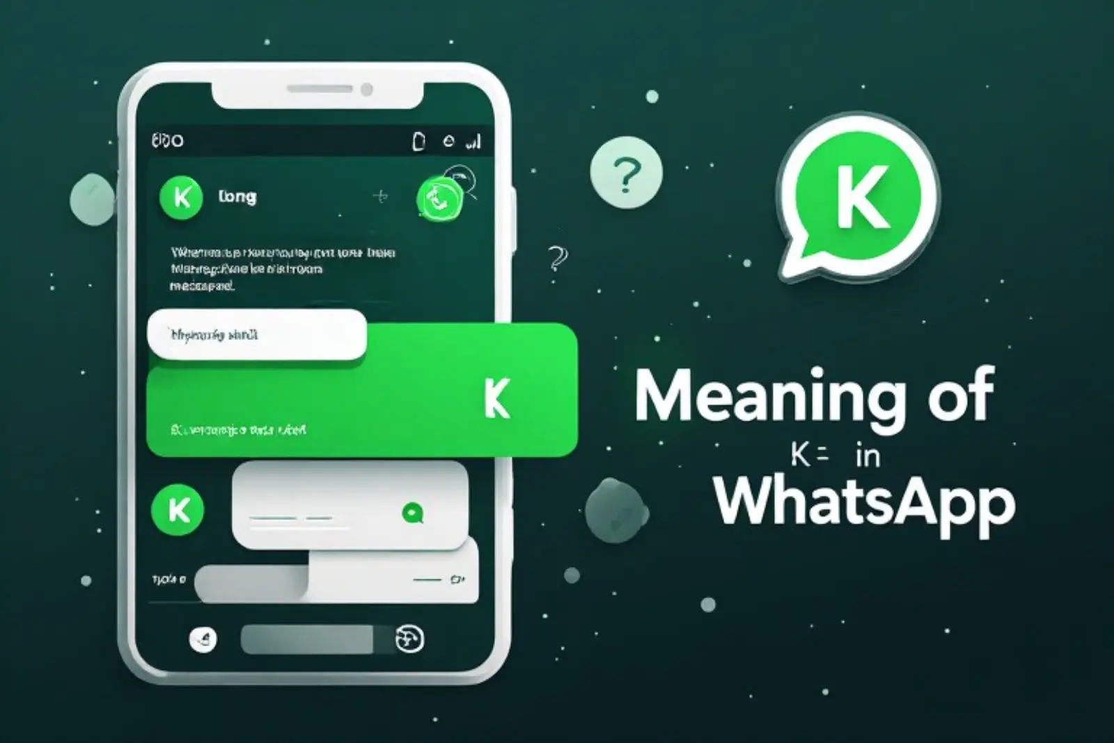 meaning of k in whatsapp