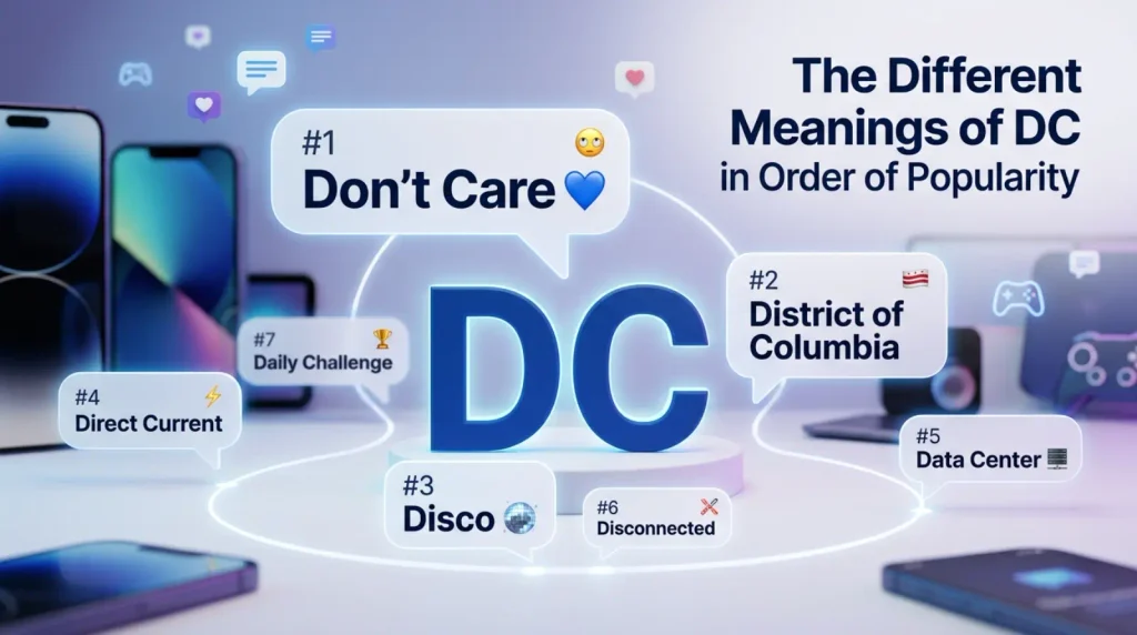 The Different Meanings of DC (In Order of Popularity)