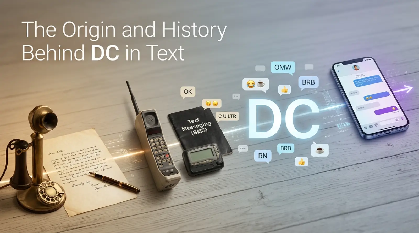The Origin and History Behind DC in Text