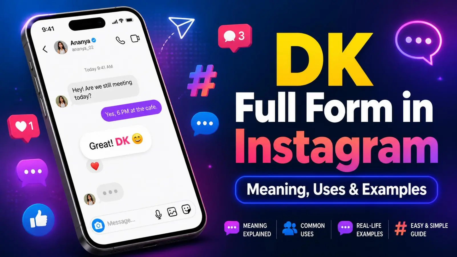 DK Full Form in Instagram