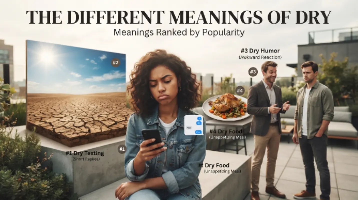 The Different Meanings of "Dry" (In Order of Popularity)