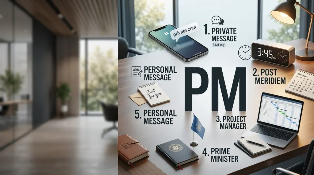 The Many Meanings of "PM" (Ranked by Popularity)