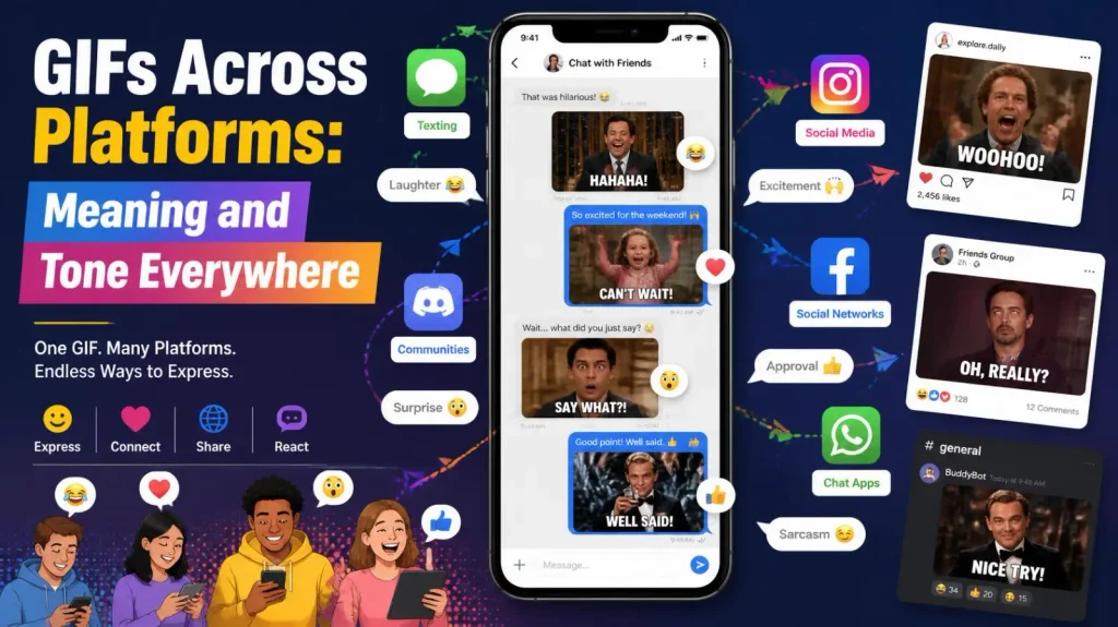 GIFs Across Platforms: Meaning and Tone Everywhere